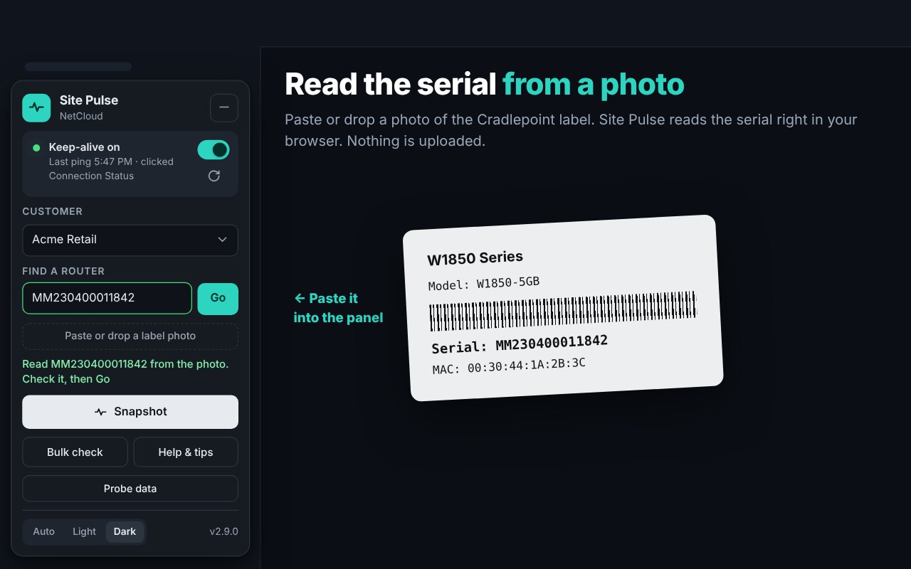 Reading a serial from a label photo